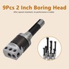Kimllier 2 Inch Boring Head R8 1/2 Inch Shank Boring