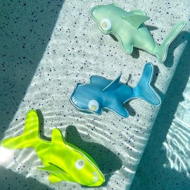 Sunnylife Dive Buddies | Salty The Shark Aqua Neon Yellow