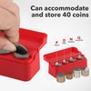 SINGARO Coin Holder for Car, Coin Change Organizer Compatible with