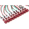 Pack of 10 YuCo YC-9WRT-1R-120-10 RED 9MM LED Indicator Miniature
