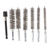 7Pcs Stainless Steel Bore Brush Stainless Steel Bristles Wire Brush