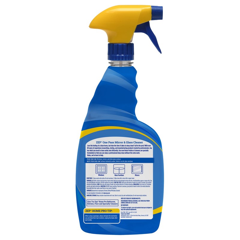 Zep Home Pro One-Pass Mirror & Glass Cleaner - 32