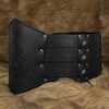 PEKVU Medieval Viking Wide Belt Faux Leather Armor Knight Corset