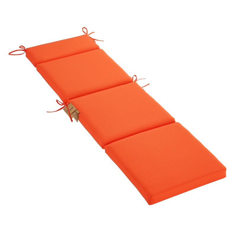 CAYIP Outdoor Chasie Lounge Tufted Thick Cushion with Ties,Replacement Wicker