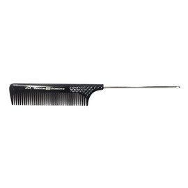 Hercules Sägemann 6760 Professional Needle Handle Comb with Highlighted Hook Needle Natural Rubber Needle Stem Comb Grip Back Dreadlock