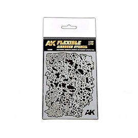 AK Interactive Weathering Flexible Airbrush Stencil 1/48 & 1/72 Scale Tool