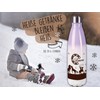CreaDesign, Children's Stainless Steel Drinking Bottle, Horses, Brown, Purple, Thermal