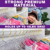 Premium Clear Invisible Acrylic Hangers, 20 Pack Ultra Slim &