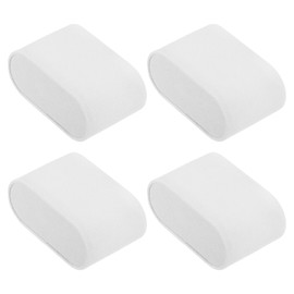 uxcell 4Pcs Watch Display Pillow, 2.8x1.7x1.2 Inch Flannelette Bracelet Pillows, Display Storage Cushion for Watch Bangle Jewelry, White