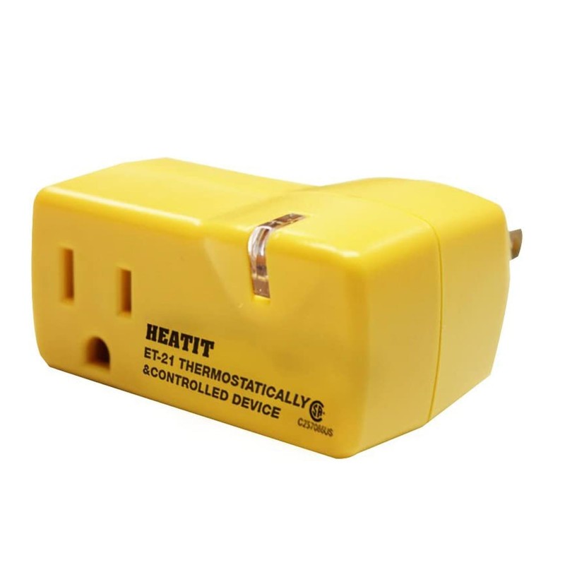 HEATIT ET-21 Freeze Thermostatically Controlled Outlet On at 38F /Off