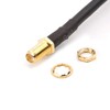 tooloflife RG174 Pigtail Cable Copper Coax Cables for Wireless Security
