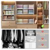 2-Pack Closet Organizers Stackable Clothing Storage Shelves, Expandable Clothes Shelf