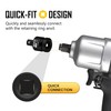 Mr.wintek 3/4" F to 1/2" M Impact Socket Adapter, Cr-Mo