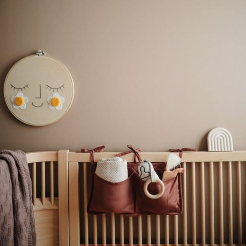 Mushie Storage Bag Baby & Cot Organiser | Nursery Decor,