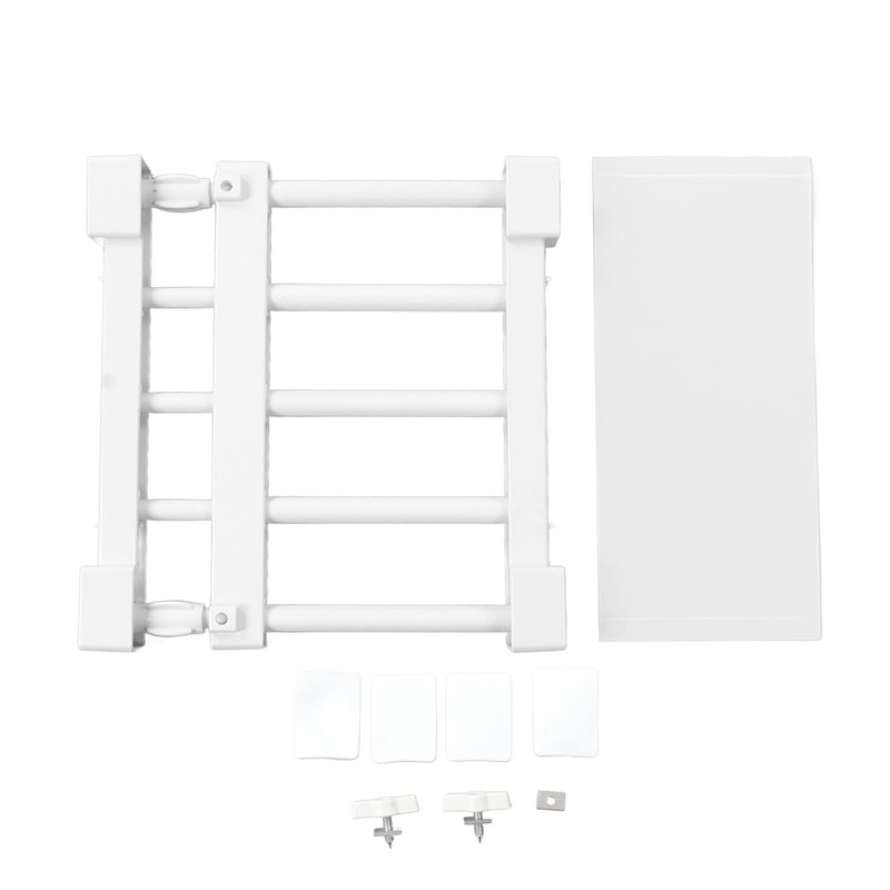 TUORE DIY Cabinet Divider Rack, Multi Functional Nail Free Expandable