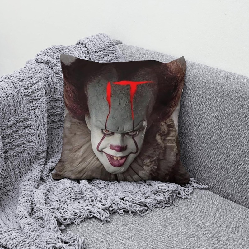 The Beach Stop Horror Movie Pennywise Scary Clown Scatter Cushion