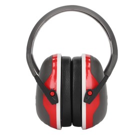 Noise Reduction Earmuffs Lightweight Comfortable Adjustable Reliable Infant Earmuffs for Sleep Studying Red