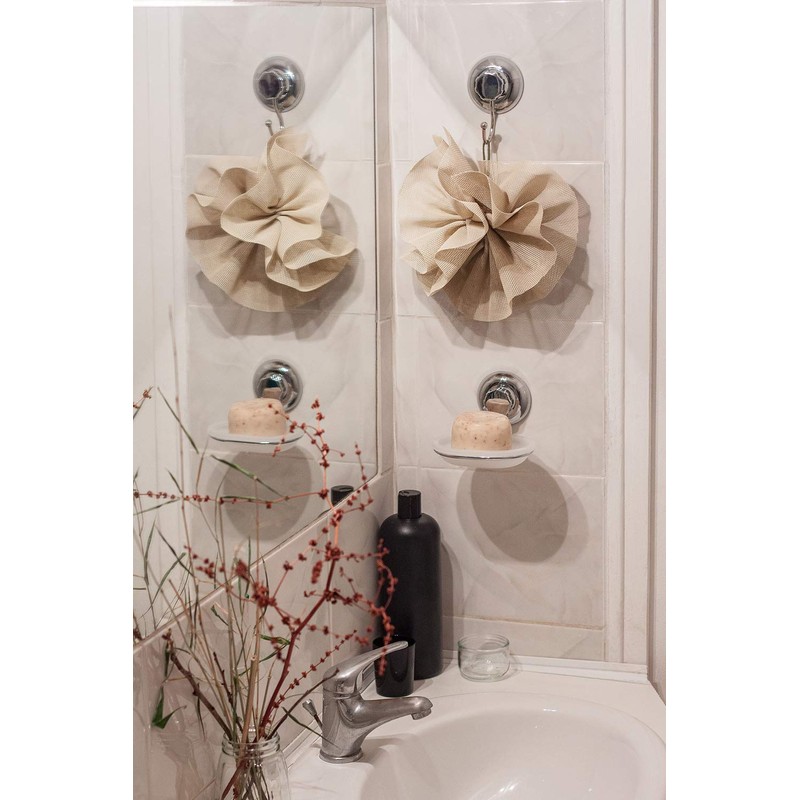 MaxHold No-Drilling/Suction Cup Single Robe Hook - Vaccum System -
