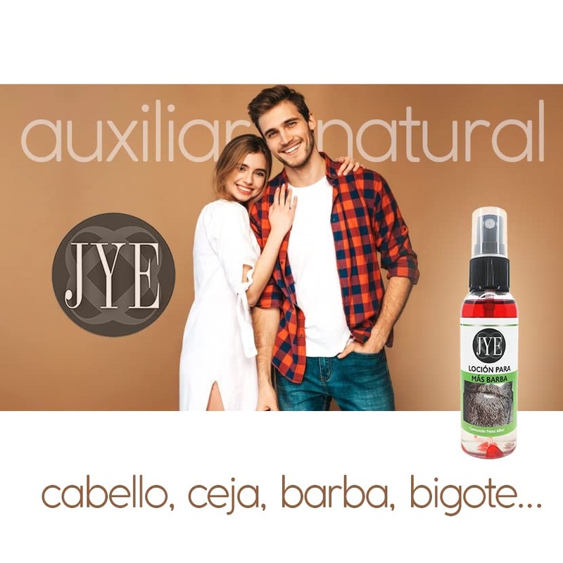 JYE Tratamiento Natural para Crecimiento de Barba, enriquecido con bergamota,