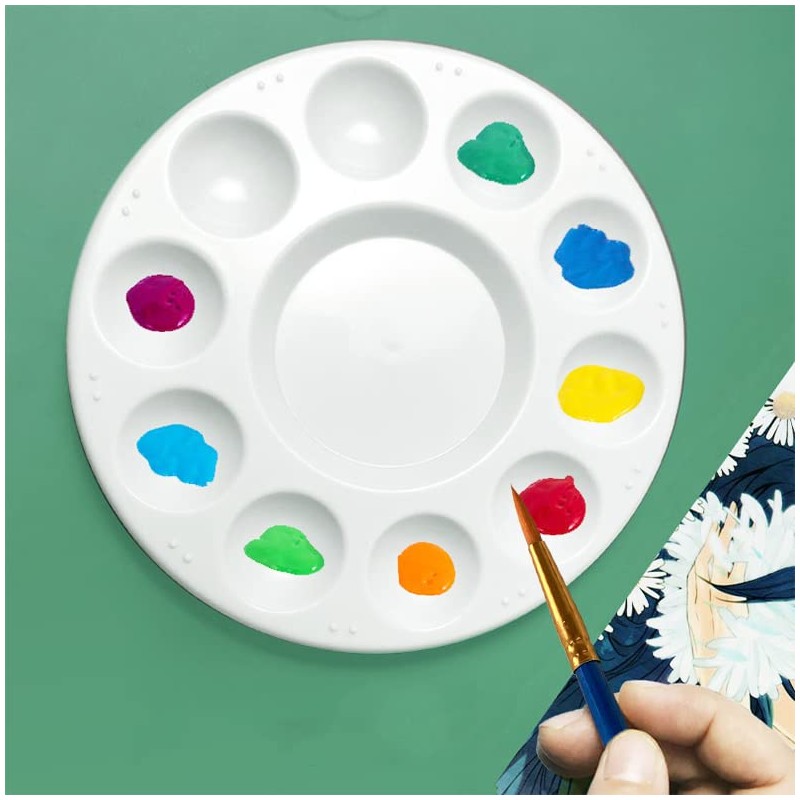1 Pcs Paint Tray Palette, Paint Palette, White Paint Tray