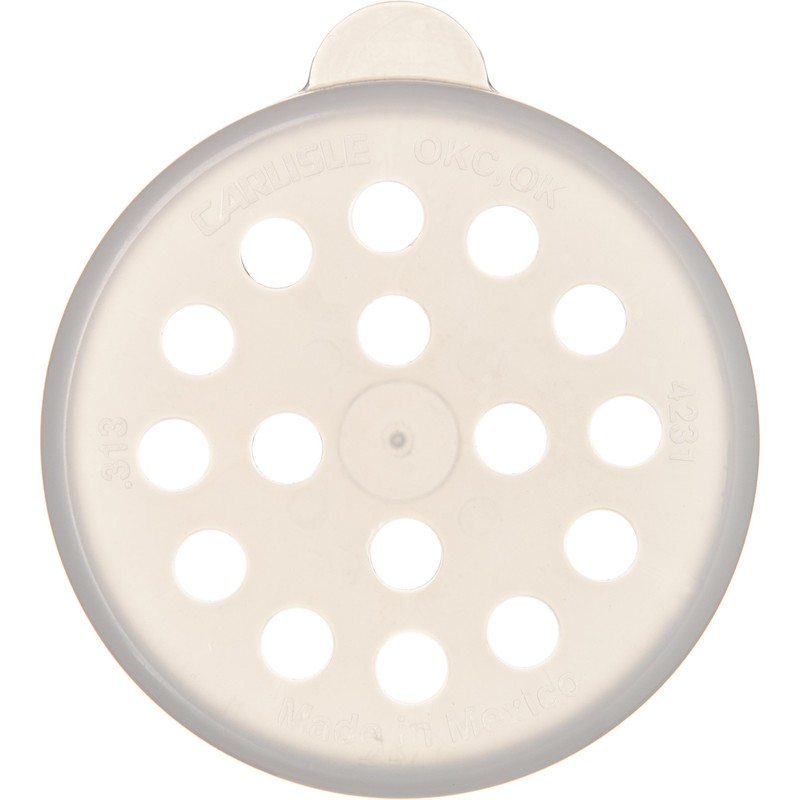 Carlisle FoodService Products Plastic Parsley Dredge Lid, 3.12 Inches, Translucent