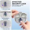 【Upgraded Lock】 Compatible with Sony WF-1000XM5 Case Cover, LED Soft