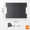 WFix 2 x Non-Slip Mat Compatible with Sortimo & Bosch