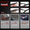 OTUAYAUTO Rear Windshield Wiper Arm Blade Set - Replacement for