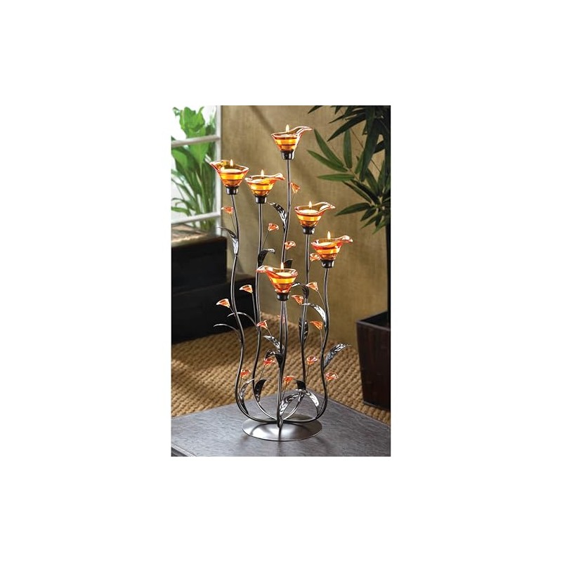 Zingz & Thingz Beauty in The Petals Collection Floral Tealight