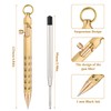 PTJJXA Retractable Ballpoint Pen Metal, Brass Business Ballpoint Pen Set,