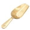 Zerodeko 3pcs Quality Small Tea Spoons Metal Leaf Scoop Bean
