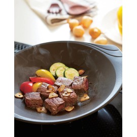 Maruritamakirikizou Direct Fire Ceramic Plate, L, Black, 12.2 x 10.0 x 2.0 inches (31.0 x 25.3 x 5.0 mm)