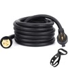 50 Amp Generator Extension Cord 13ft 14-50P to SS2-50R Heavy