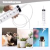 2 Piece Syringe Set with Hose, 200 ml Plastic Syringe