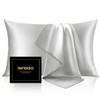 INFIIXSO Mulberry Silk Pillowcase for Hair and Skin, Queen Size
