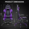 GTRACING Gaming Chair with Footrest, Ergonomic Computer Game Desk Chair,