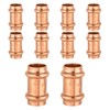 10-Pack GUOFIS Copper Press Fittings,3/4 Inch x 3/4 Inch Coupling