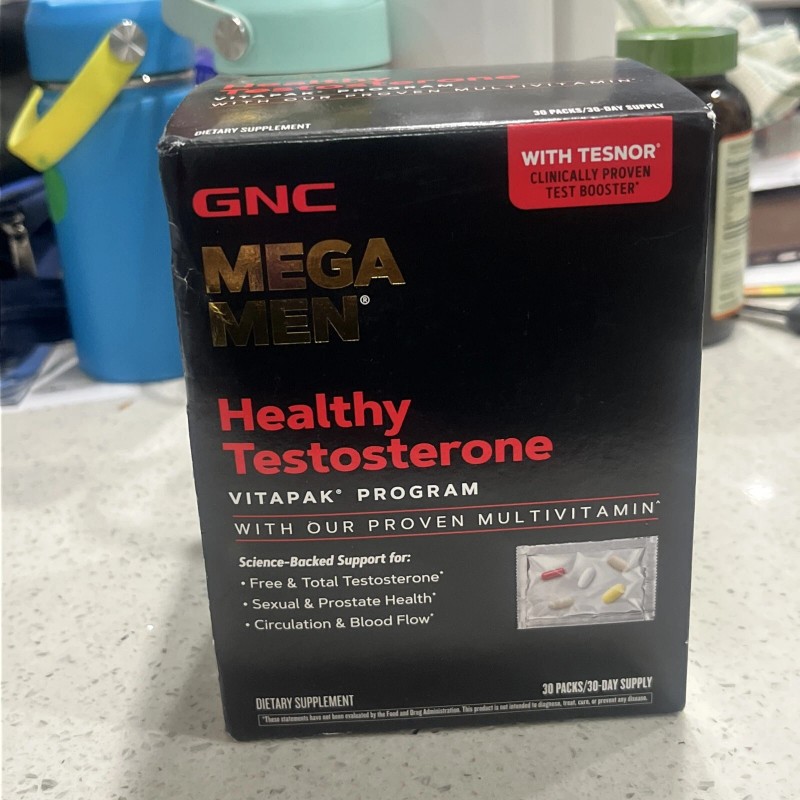GNC Mega Men Healthy Test Vitapak 30 Packs. 00