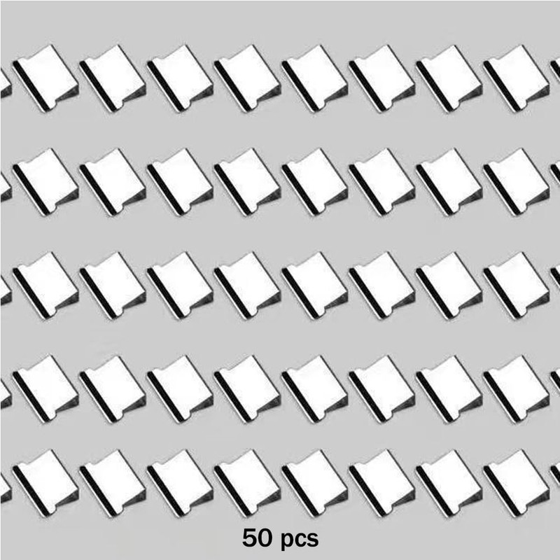 50 Pieces Silver Binder Clips, Reusable Clips, Paper Clam Clips