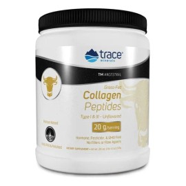 Trace Minerals Colageno Peptides 20g/porcion 571g Sin Sabor
