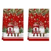 XCHI Gnomes Winter Kitchen Towels Christmas Dish Towels 18x26 Inch