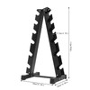 6 Tier Dumbbell Rack Stand Only, Metal Dumbbell Tree Rack