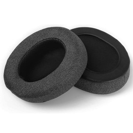 ACCOUTA Ersatz Ohrpolster Kissen Kompatibel mit HyperX Cloud 1/2/3/Pro/Core/Alpha/Alpha S/Flight/Stinger/Mix/CloudX/CloudX Chat Kopfhörer Headset Ohrpolster mit atmungsaktivem Stoff.