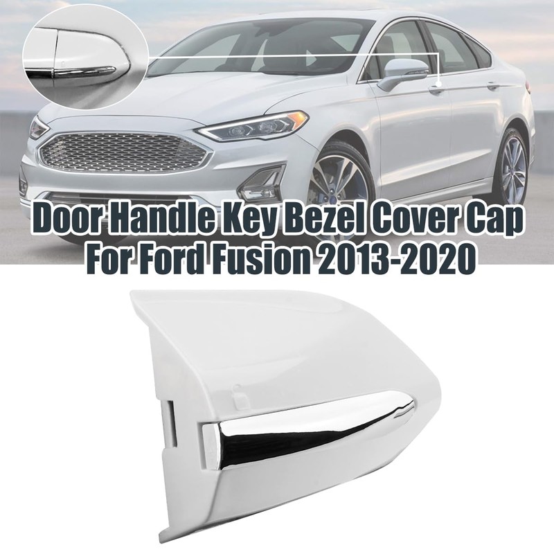 Jerbor Front Left Driver Exterior Door Handle Lock Bezel Cover
