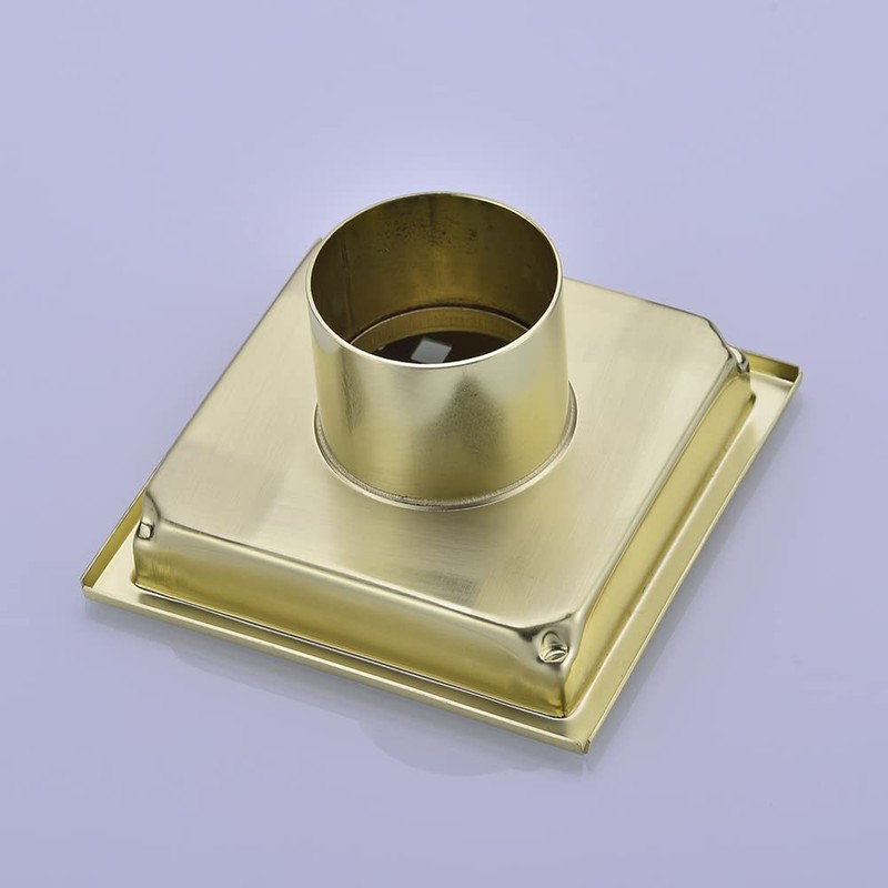 Square Shower Drain 4 inch, Nicmondo Floor Waste Drain Point