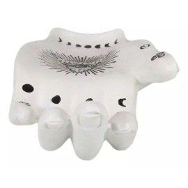 Psychic Fortune Teller Chirology Palmistry Hand Eye Of Providence Tray Figurine