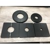 Tsnamay 2 Pcs Wall Split Flange, ABS Square Self-Adhesive Escutcheon