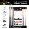 XCSOURCE Pool Stick Holder, Pool Cue Rack Wall Mount, 8