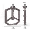 FOOKER Bike Pedals,Aluminum 9/16" Sealed Bearing Bicycle Pedals Lightweight Wide