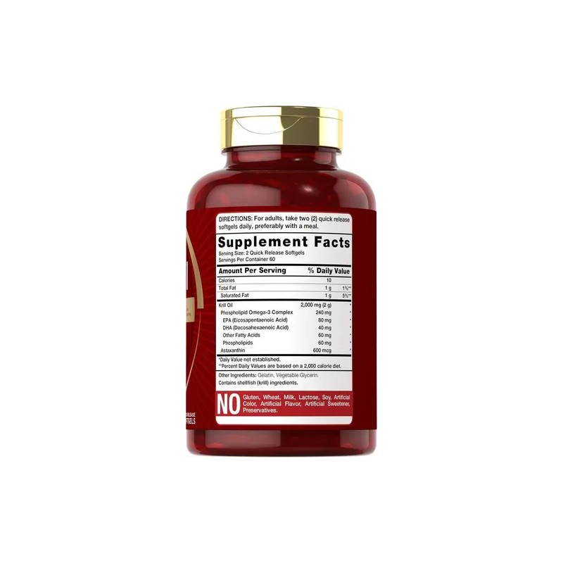 Aceite De Krill Antártico Omega-3 Epa Dha Con Astaxantina